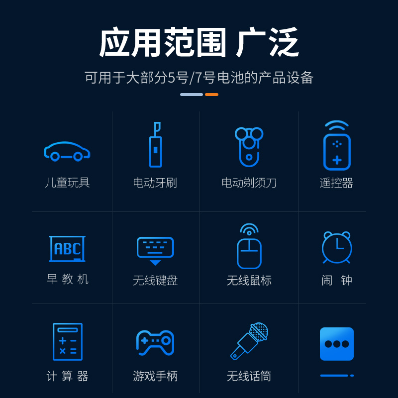 倍量充电电池5号7号液晶充电器装KTV话筒五七号通用可替1.5V锂