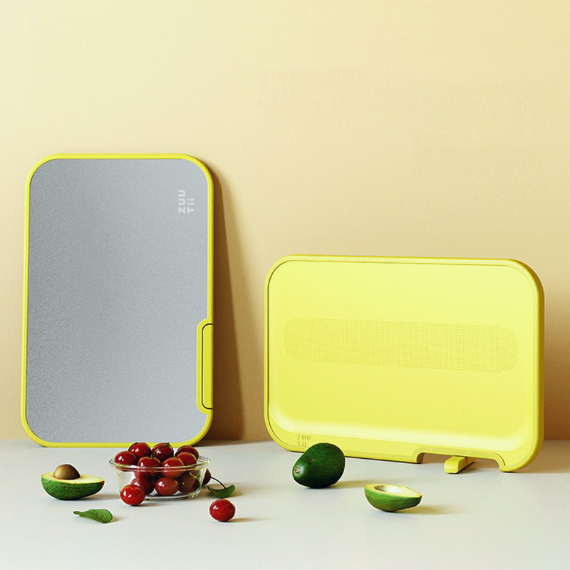 加拿大ZUUTii菜板不锈钢双面砧板辅食菜板案板抗菌健康分类切菜板