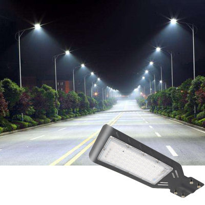 LED路灯头50w100w150w农村小区庭院工厂广场道220V12V24V36V防水
