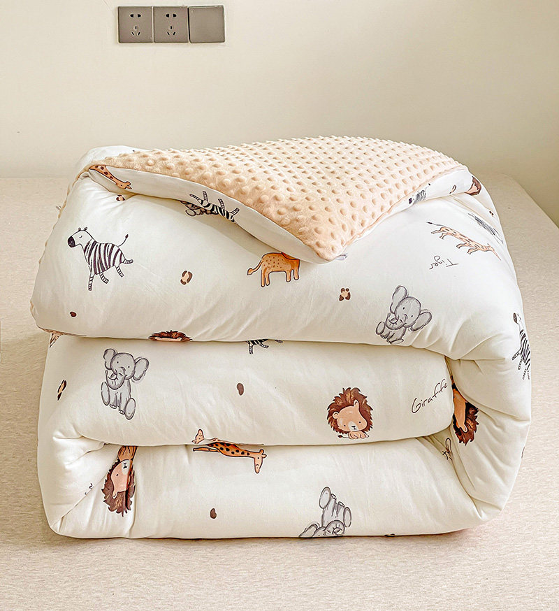 A类新款豆豆绒被芯大豆被春秋被学生卡通宿舍单双人加厚冬被家用,床上用品,化纤被,淘宝优惠券,粉丝福利购,淘宝优惠卷
