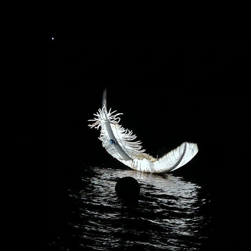 文旅水上漂浮小品灯河灯水中灯发光羽毛灯小船许愿灯艺术灯光装置,家装灯饰光源,景观庭院灯饰,淘宝优惠券,粉丝福利购,淘宝优惠卷