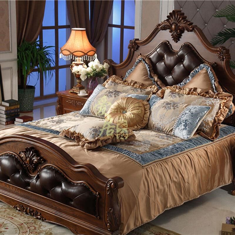 高端欧式新古典床品套装奢华法式样板间床上用品样板房多件套定制
