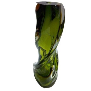 各种琉璃台灯花瓶摆件 绿色炫彩琉璃花瓶手工