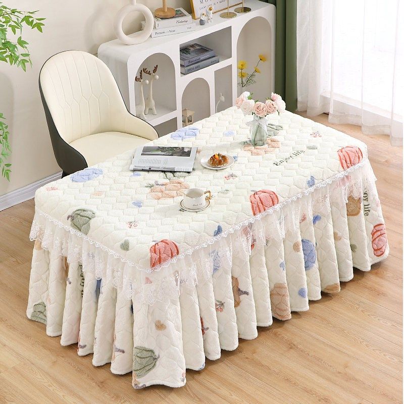 长方形茶几烤火桌子罩套冬季加绒加厚烤火炉取暖器桌布烤火罩新款