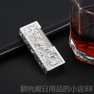 高档法国都特.du柏tnt充S气打火机纯b手工雕刻创意潮男士高档生日