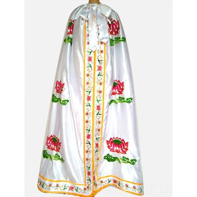正品神佛像神用品1.5音菩萨荷花金莲披像风佛袍莲花披风佛衣像绣