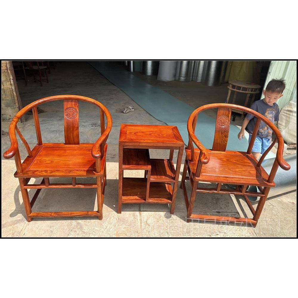 正品红木椅子刺围猬紫檀茶椅中式实木非圈洲花梨木太师椅家具官帽