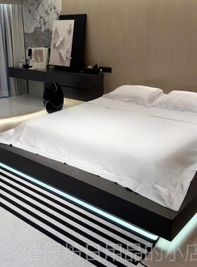 正品意式高端supim盖匹a马棉纯棉四店件套七星酒全棉床单床床上用