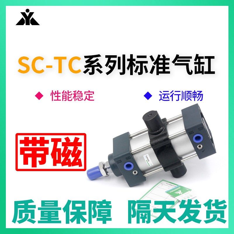 SC32/40/50/63/80/100x200x300-S-TC-M中摆支架座子 带磁标准气缸