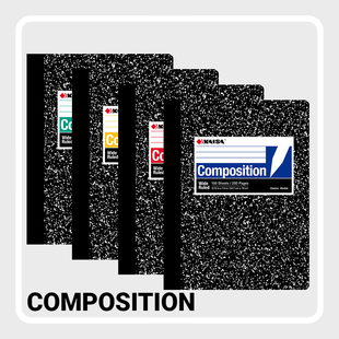 大理石纹composition book黑白色奶牛纹横线笔记本美剧同款记事本