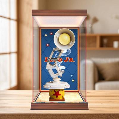 适用 IDEAS迪尼士皮克斯小台灯21357积木模型防尘罩灯箱款收纳盒