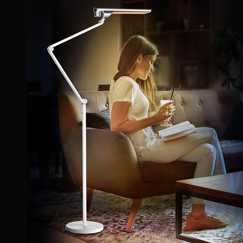 原935元!出口超亮95高显色阅读落地灯无级调节灯头手势感应开关