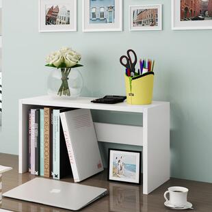 书桌置书架上放的小书架桌面收纳单层实木物质简易学生用隔板架