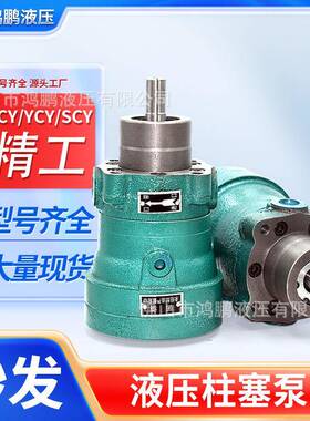 液压柱塞泵Y/YCY/SCY-5 10 16 25 32 40 63 80 100 165 250油泵