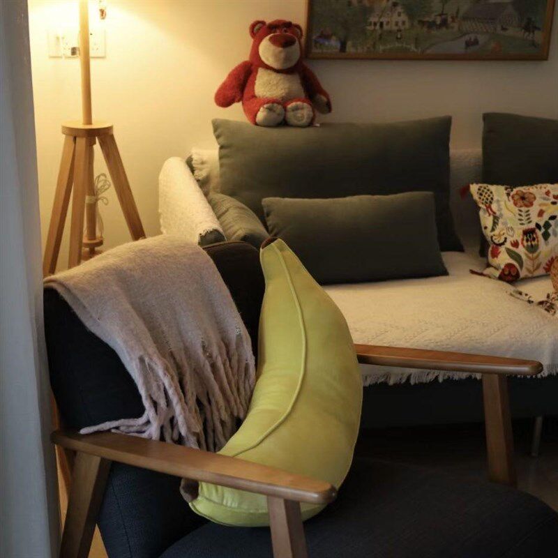 仿真大香蕉抱枕沙发客厅水果长条抱枕女生睡觉抱学生宿舍床头靠枕