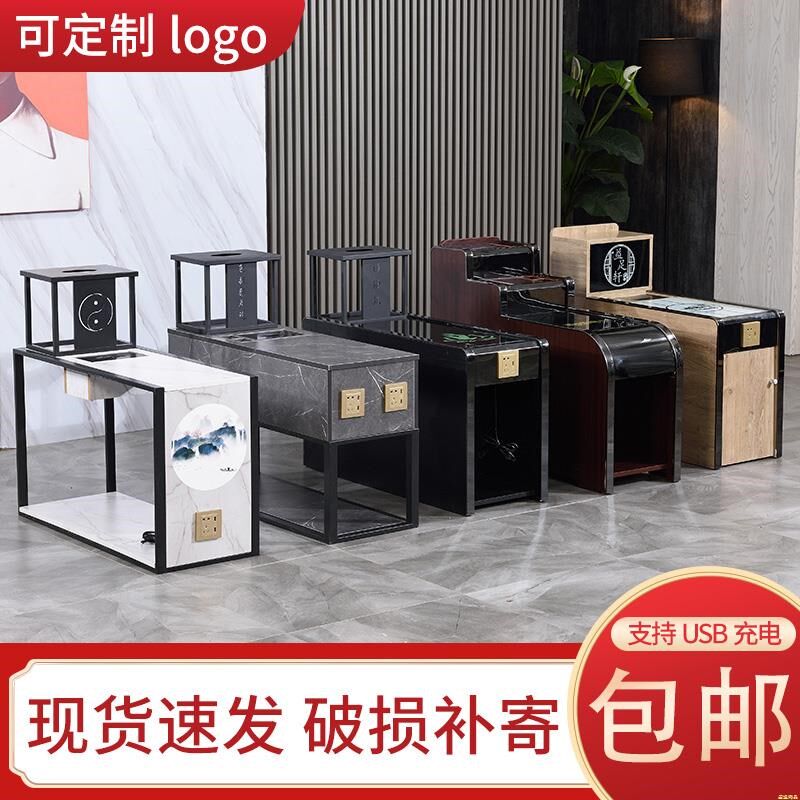 足浴茶几柜足疗茶几经济型足疗店专用茶i几桑拿足浴沙发茶几边角