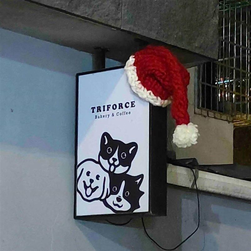 圣诞帽圣诞节装饰店铺门头挂件节日氛围场景布置christmas装饰品