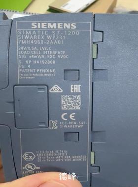 [德峰]7MH4960-2AA01功能完好,背面有点划痕,需要的联系议价