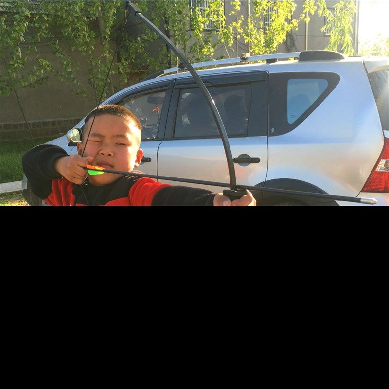弓箭 儿童直拉弓玩具射击弓箭套装 反曲弓竞技运动体育比赛吸盘弓