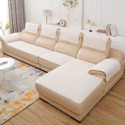 皮沙发专用沙发坐垫羊羔绒防滑沙发垫冬坐垫子加厚毛绒真皮沙发套