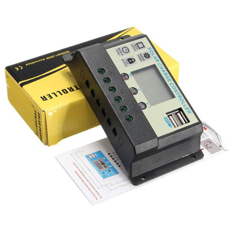 太阳能专用液晶控制器10A20A30A40A12V24V通用