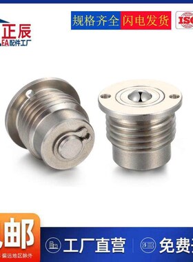 304外螺纹型钢珠滚轮 QDF02/BCHPT16/20/24 带柱塞功能万向牛眼珠