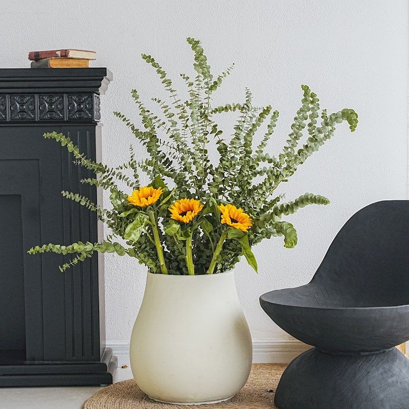 简约水泥花盆诧寂风创意室内落地装饰绿植盆栽花器客厅阳台摆设,家居饰品,花盆,淘宝优惠券,粉丝福利购,淘宝优惠卷