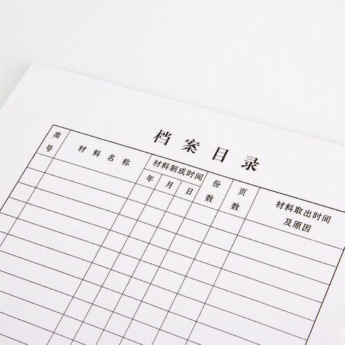 三益档案目录1本装文件袋档案盒专用支持定制定做文件logo加厚
