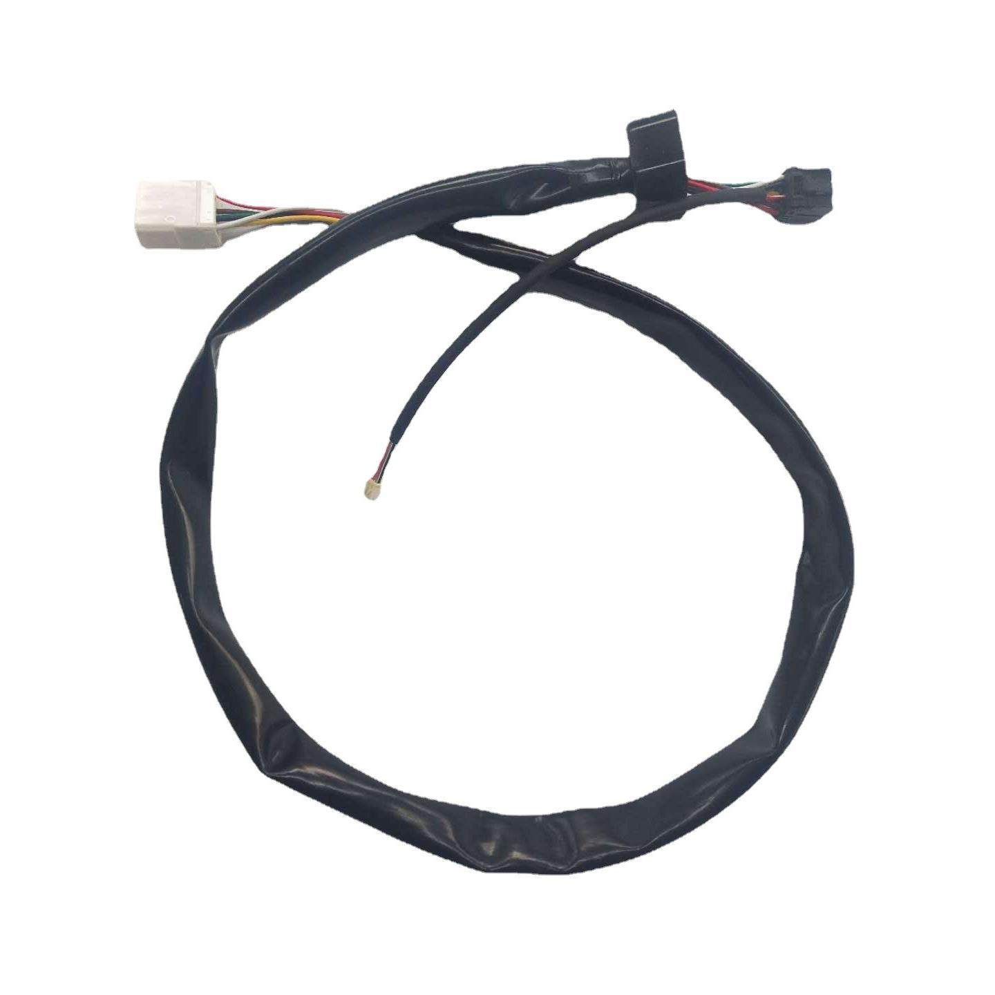 适用挖掘机配件卡特320C显示屏仪表盘插头线束