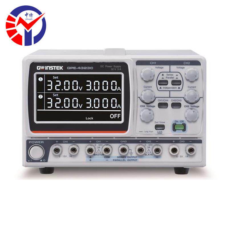 中特PE-x323C系列线性直流电源串并联操作模式面板锁功能噪音小