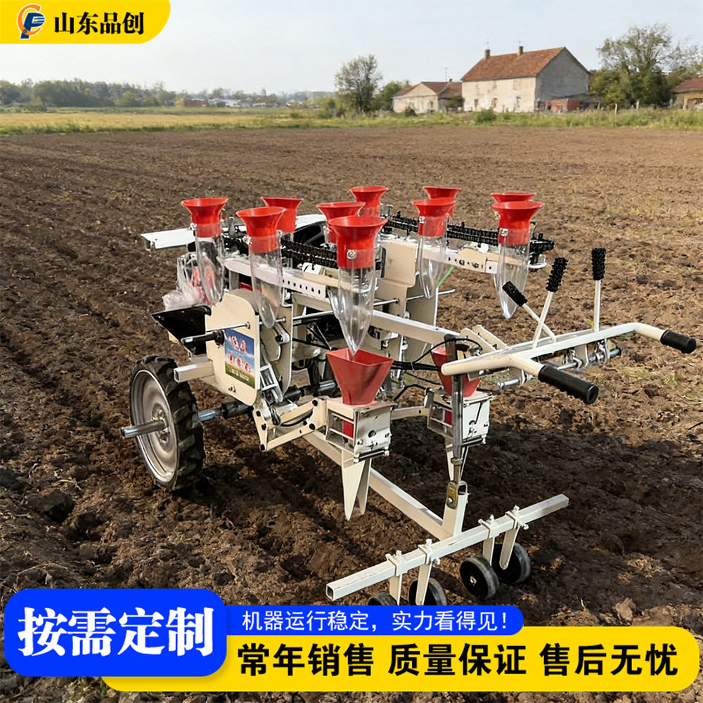 秧苗定植栽种设备蔬菜幼苗稳定种植设备农用田园瓜果秧苗栽种机