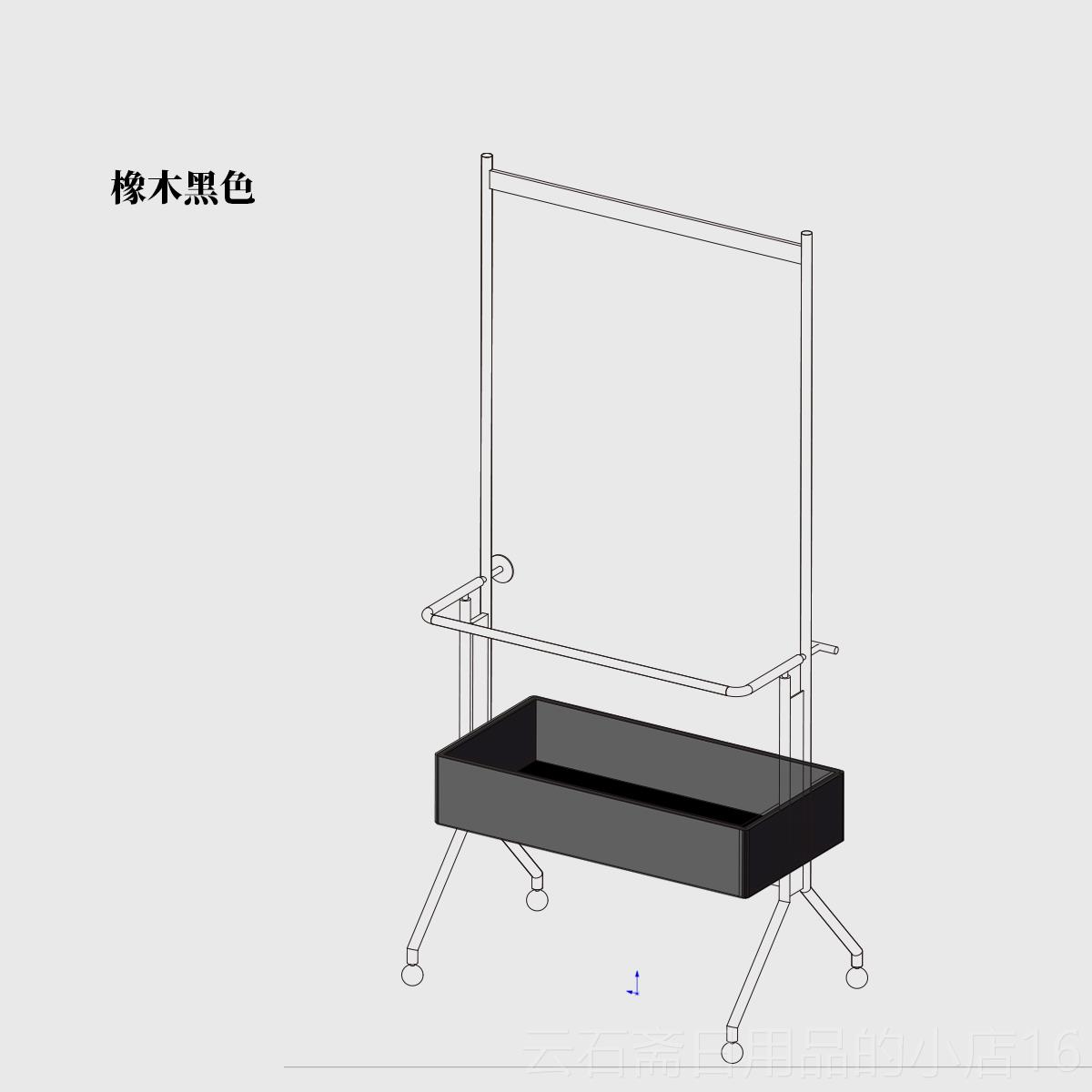 高档再物设计出品不|樱桃木衣钢挂衣架落地锈移动实木帽架置衣置