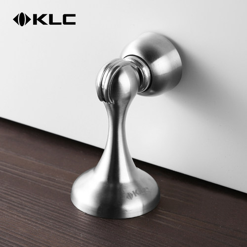 KLC门吸加厚不锈钢门吸磁力门碰墙吸地吸两用门阻强磁门吸