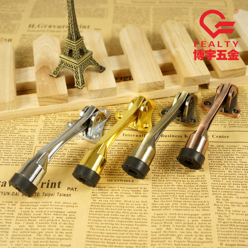 锌合金门吸门顶门阻卫生间不锈钢地吸防撞橡胶加长门挡器门碰厕所