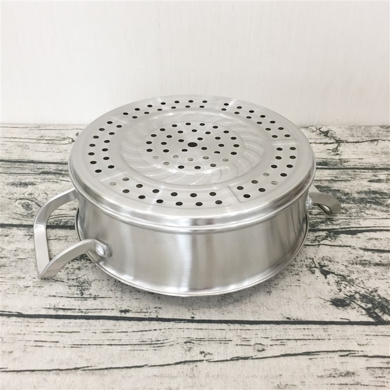 德国30不锈钢蒸锅2/2/28/30cm加厚一体蒸笼多用锅蒸屉蒸格蒸架