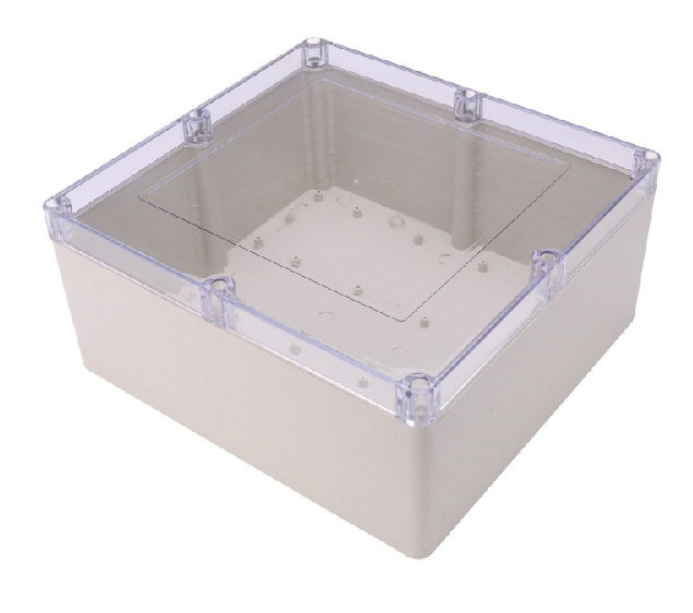 300*280*140mm防水透明盖塑料盒 ABS仪器仪表接线盒端子按钮盒