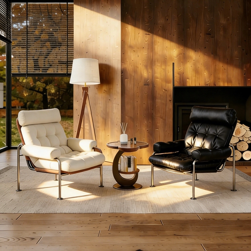 包豪斯中古朗姆单人沙发椅设计师