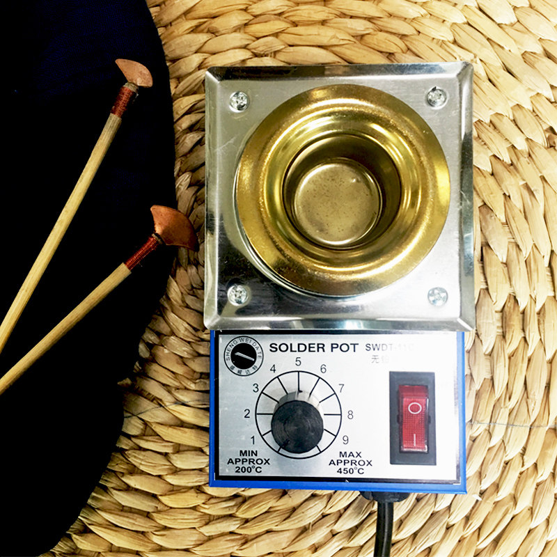 蜡染工具融蜡恒温迷你小锅温度可调蓝染植物染草木染新手入门便携