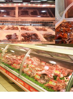 生鲜灯LED防水熟食灯管卖猪肉冷藏展示柜专用鸭脖照肉卤菜粉红色