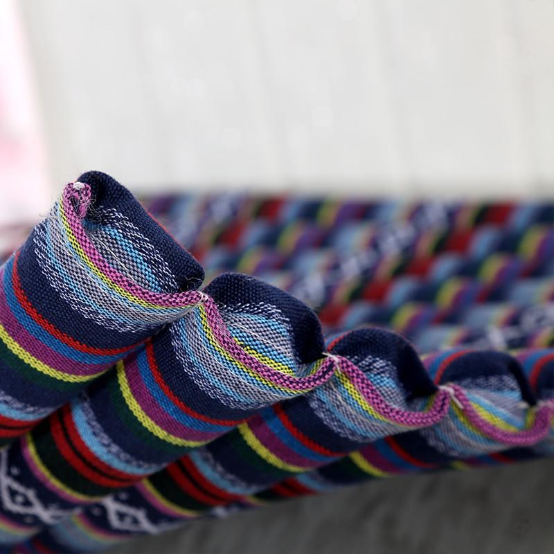 复古民族风坐垫老粗布亚麻秋冬保暖坐垫沙发垫13排竹节珍珠棉填充