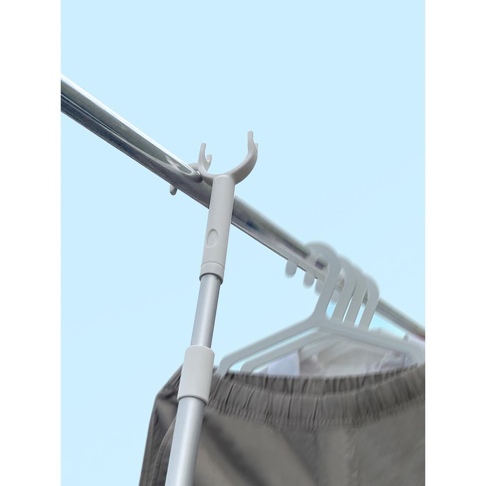 撑衣杆晾衣杆叉丫可伸缩家用宿舍铝杆叉头加长挑挂取衣叉杆晾衣捍