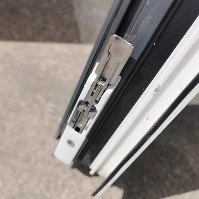 尖嘴型窗精铸塑钢门栓方形盒式暗门插销暗挤压断桥铝上下天地叉
