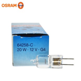 20W 12V G4卤素灯泡 欧司朗OSRAM生化仪光源灯泡卤钨灯珠64258
