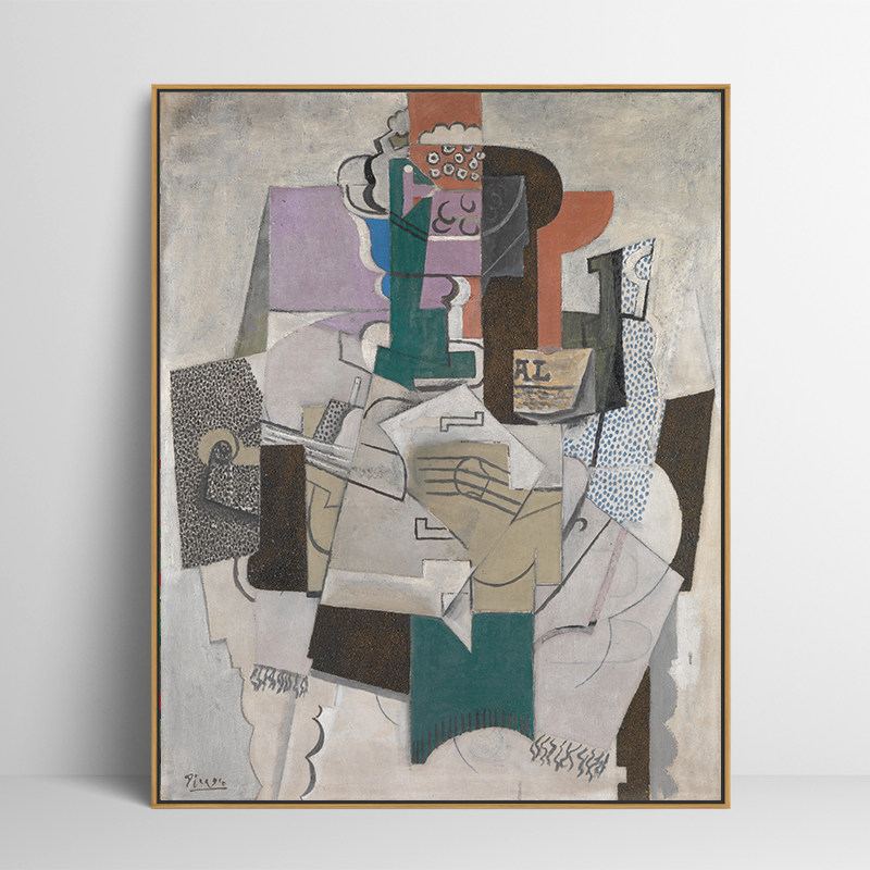 毕加索抽象挂画 油画布印刷喷绘仿制油画客厅卧室沙发背景装饰画