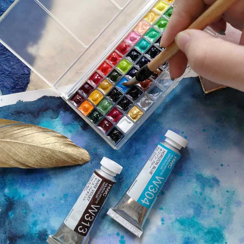 【杂物堆】HB水彩颜料固体全色分装/2友风子七神奈奈