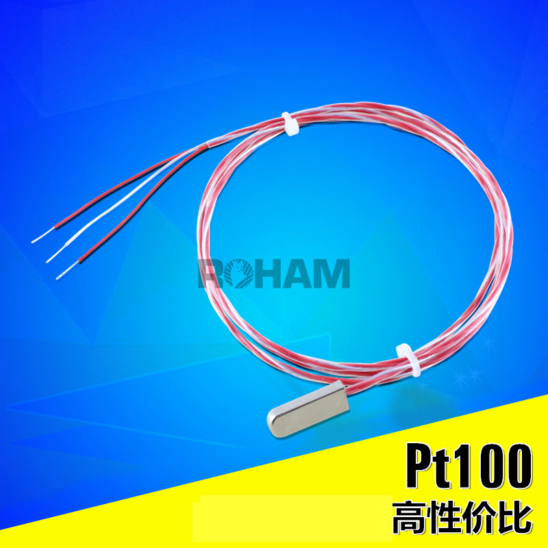 RH-8热电阻 pt100铂热电阻 温度传感器平面贴片式温度探头