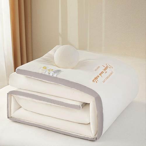 秋冬新品A类水洗棉保暖冬被时尚拼色立体大豆被冬被春秋被子被芯