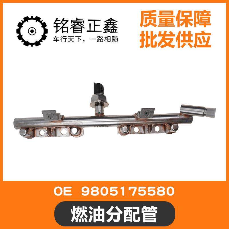 燃油分配管油轨9805175580 适用标致雪铁龙C5C6C4L 30084008408