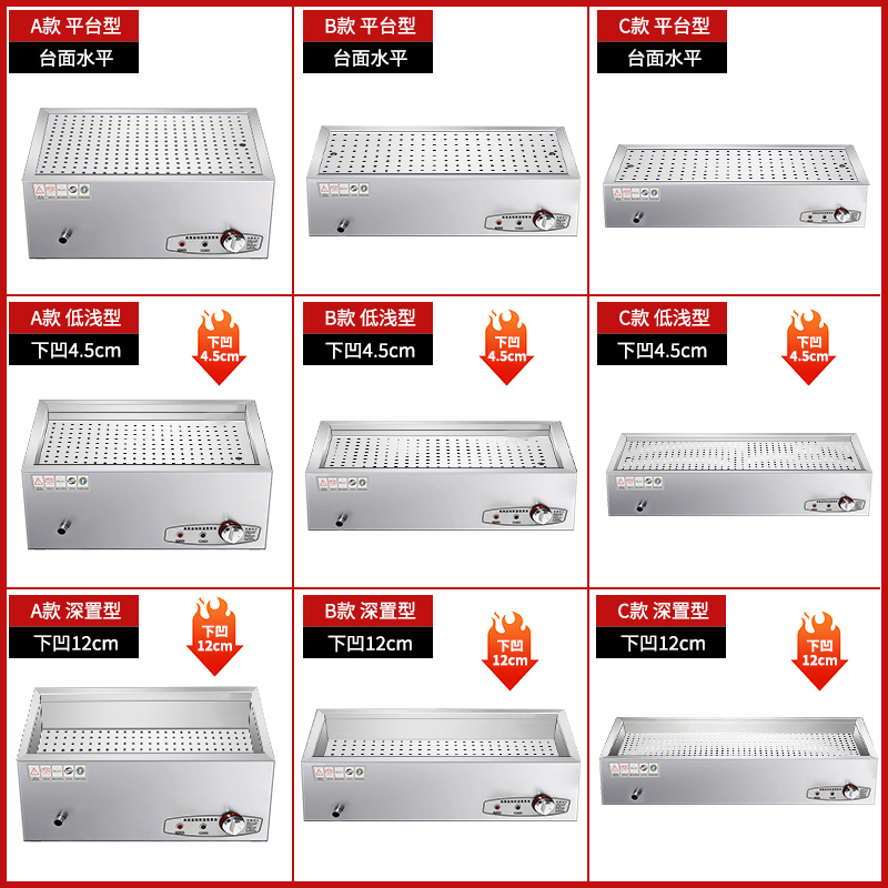 保温台商用熟食加热保温台