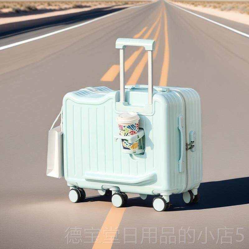 正品儿童行李箱坐可骑六小器型高颜值登可机箱密码箱轮遛娃神女孩